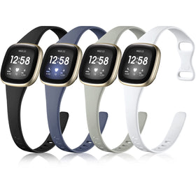Getino Versa 4 slim band in black for all-day comfort and a sleek look.