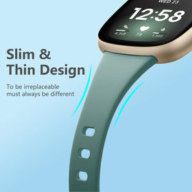 Getino Versa 4 slim band in bluegray highlight refined, breathable design