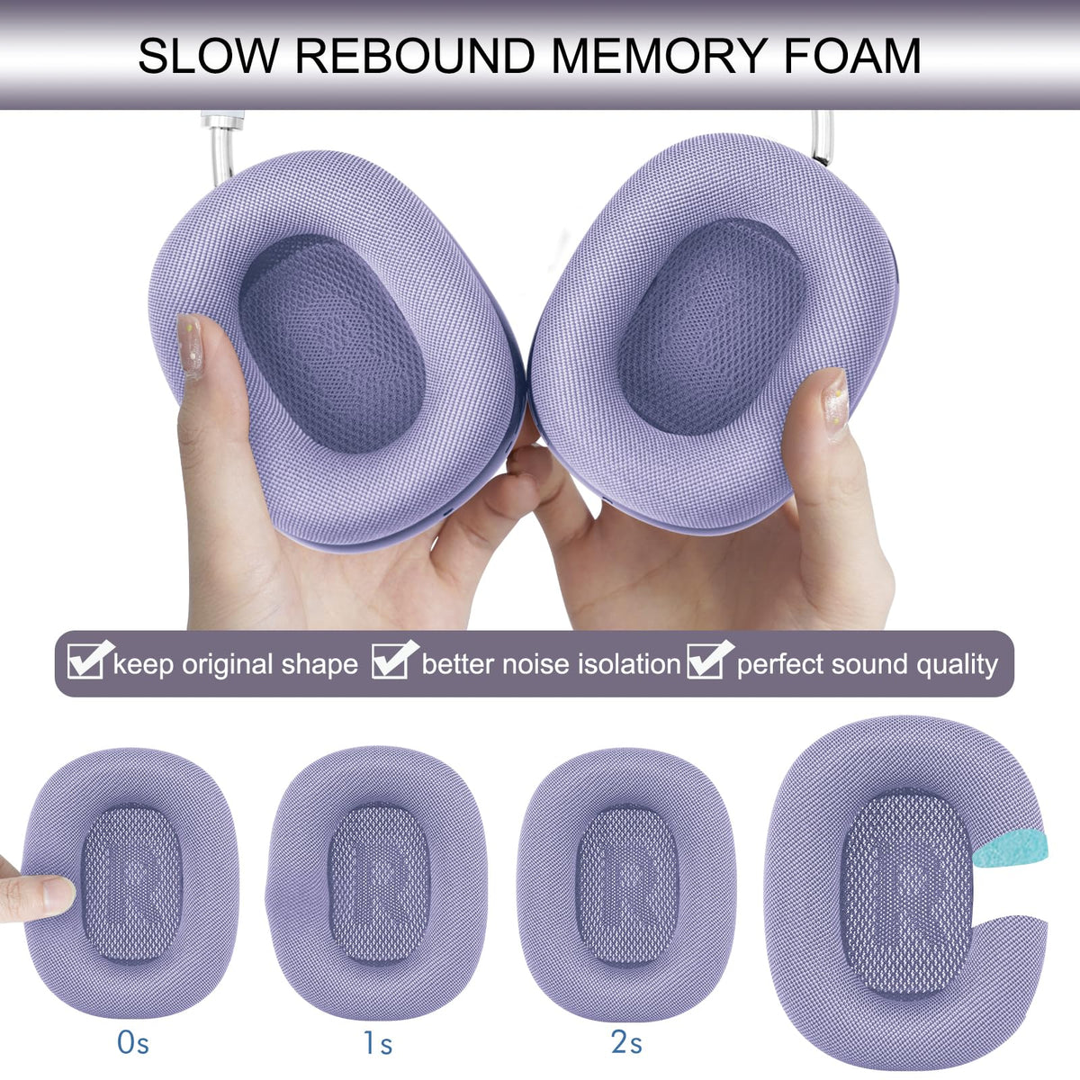 GEVO durable replacement cushions refresh AirPods Max look