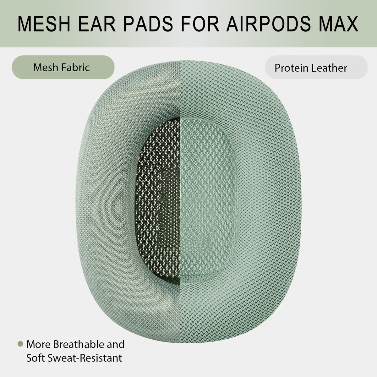 GEVO AirPods Max green ear pads built for durability and renewed look