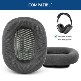 GEVO memory foam mesh cushions provide soft, breathable comfort for AirPods Max