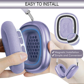 GEVO memory foam ear pads for comfortable slow rebound feel