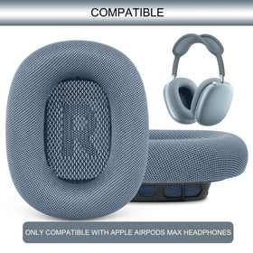 GEVO AirPods Max ear pads in mesh fabric for breathable wear