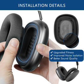 GEVO ear pads seal enhances isolation and immersion for AirPods Max
