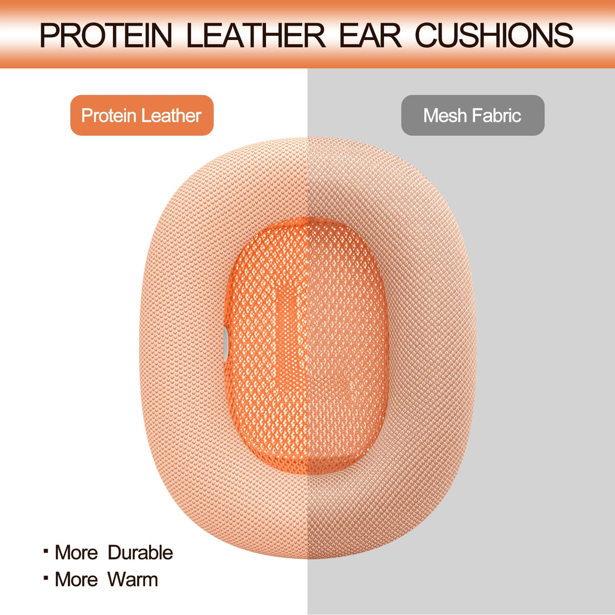 GEVO durability showcase emphasizes long lasting replacement ear pads for AirPods Max