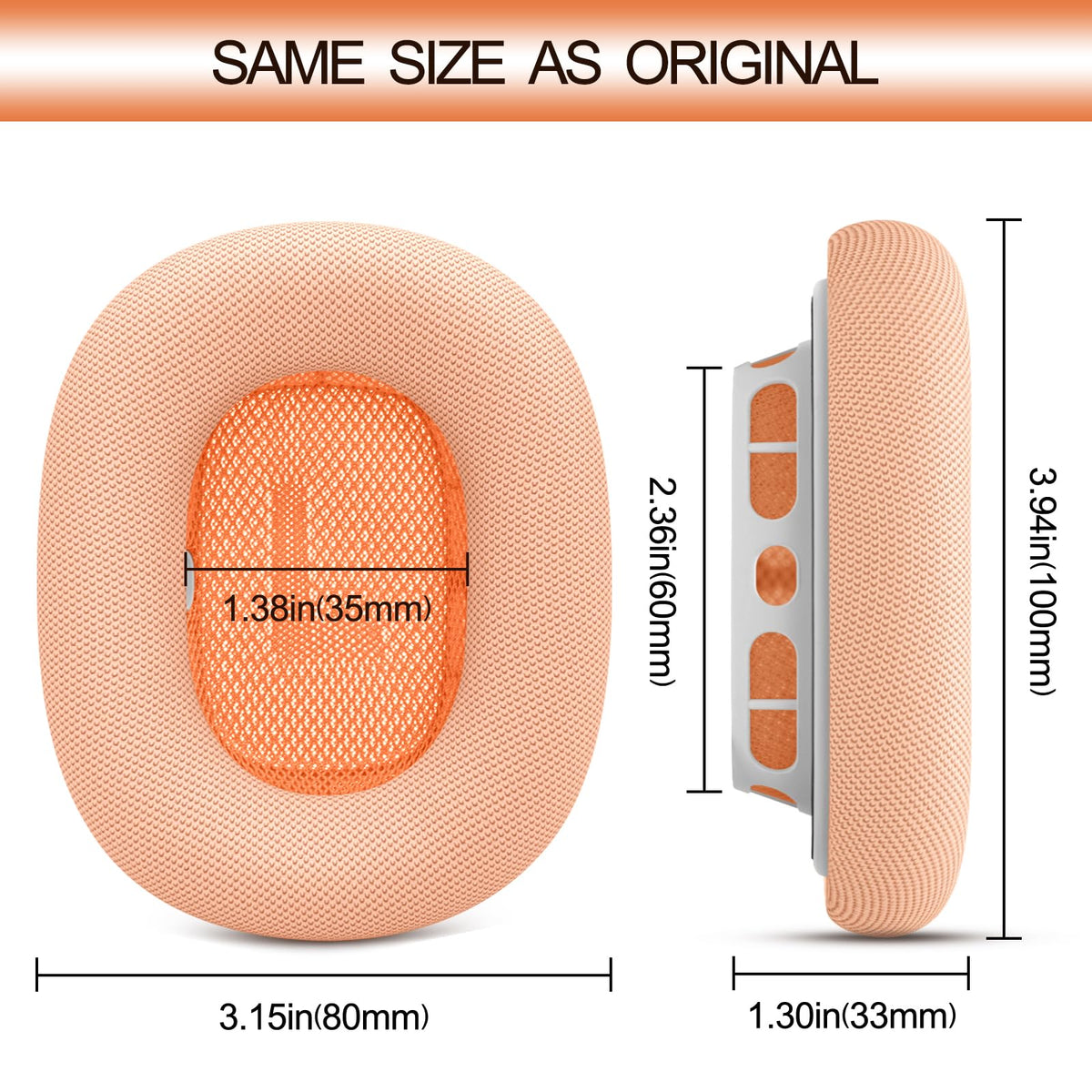 GEVO seal ring design illustrating enhanced noise isolation with ear pads