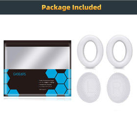 GEVO Bose QC35 earpads easy-install diagram for quick upgrade.