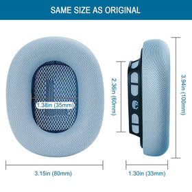 GEVO packaging with two cushions and four wipe pads included