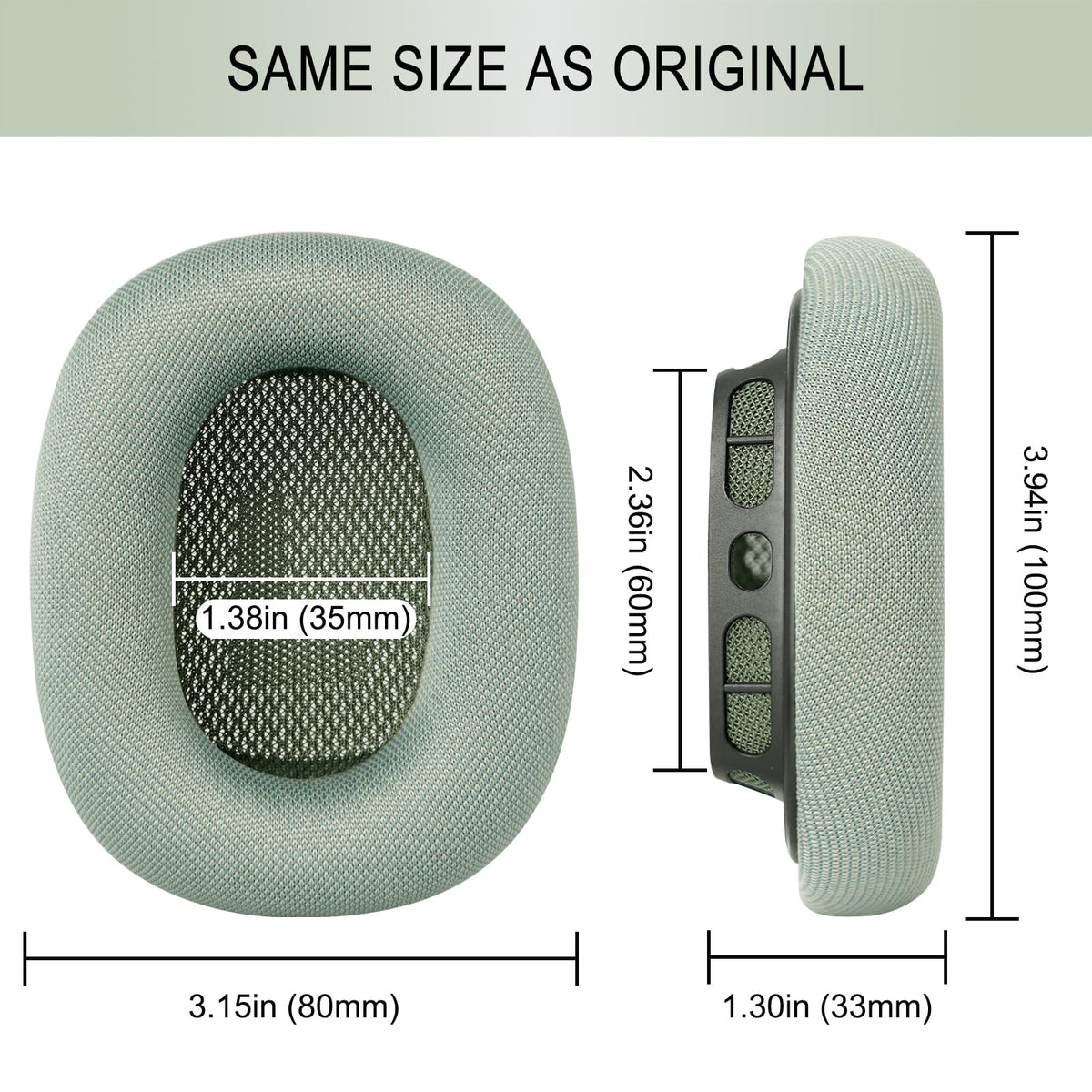 GEVO sealing-ring fit illustrating enhanced passive noise isolation