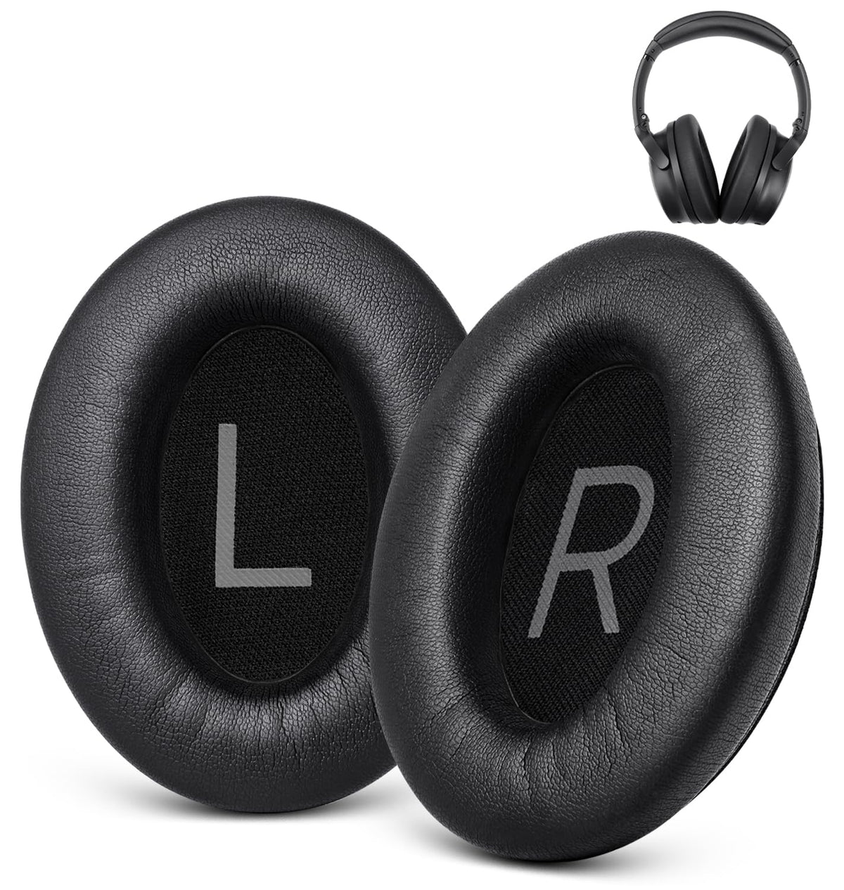 GEVO ear pads for Bose QC45 replacement with premium leather for comfort.