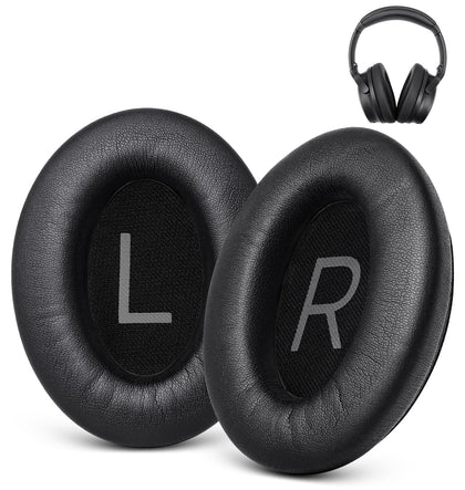 GEVO ear pads for Bose QC45 replacement with premium leather for comfort.