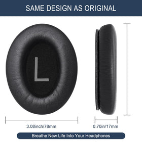 GEVO QC45 ear pads include scrims for replacement kit.
