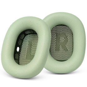 GEVO front view of green ear pads showing fit and refreshed look