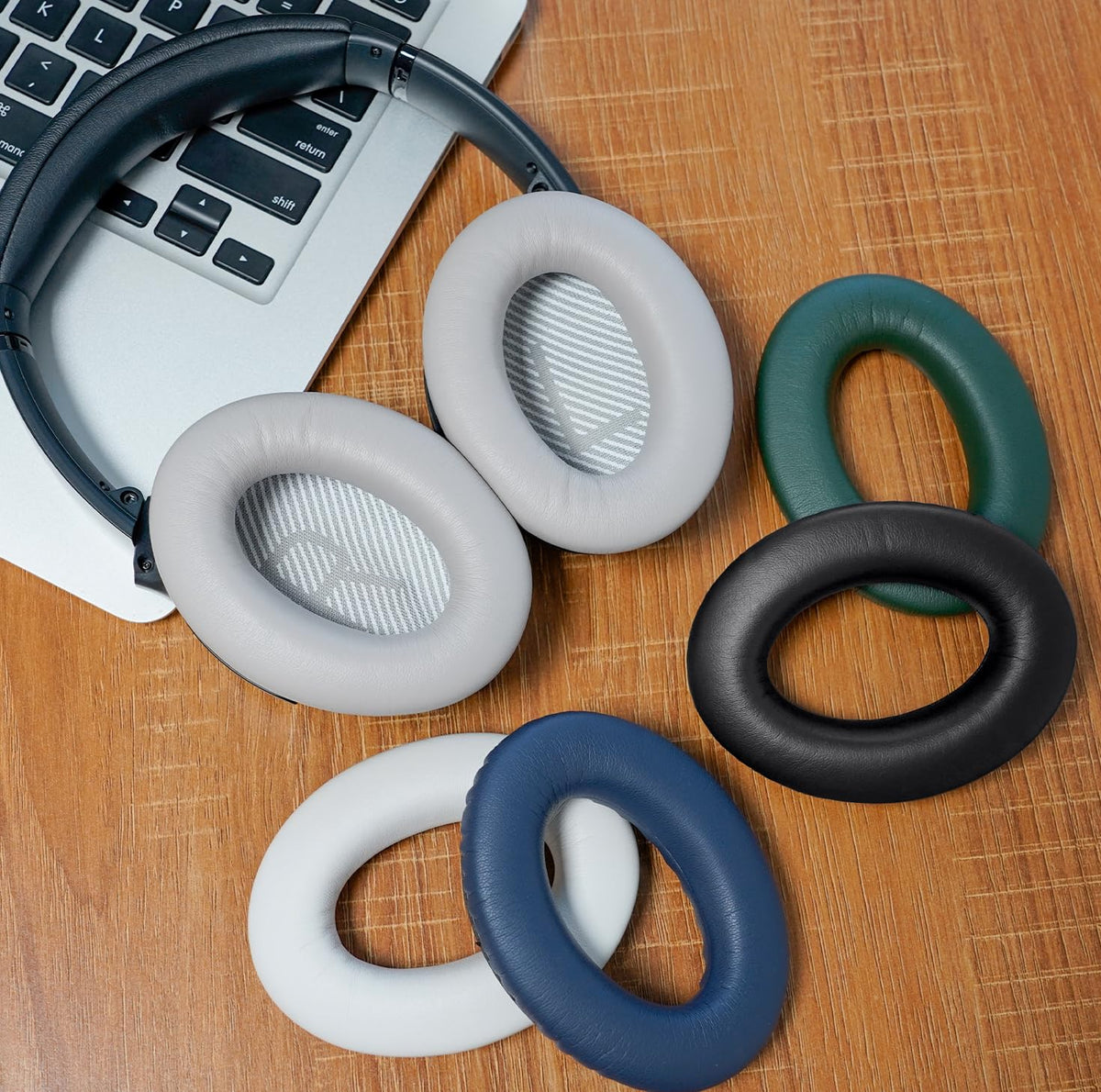 GEVO ear pads with easy-install guide for DIY replacement