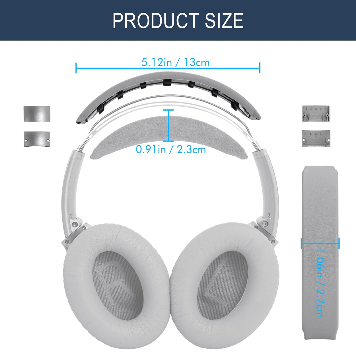 GEVO side profile highlighting foam thickness and restored headset silhouette