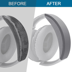 GEVO headband installed on Bose QC45 side view demonstrating restored fit and look
