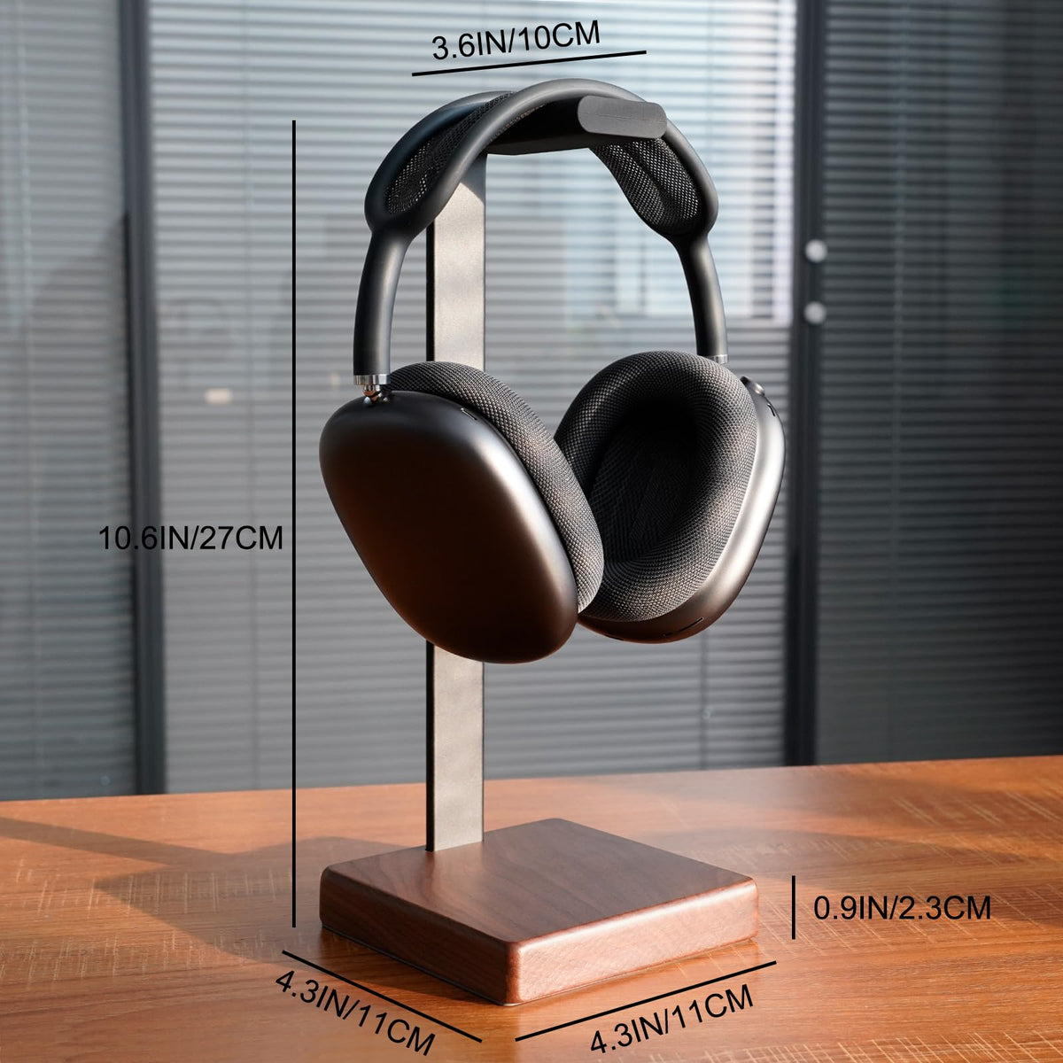 GEVO walnut base detail highlights craftsmanship and a smooth touch.