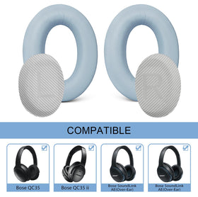 GEVO memory-foam ear cushions for QC35 delivering adaptive support