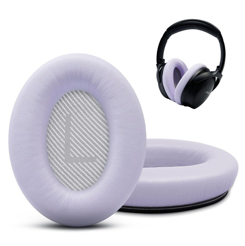 GEVO premium ear pads for QC35 Lilac cover improve comfort and style during long listening sessions.