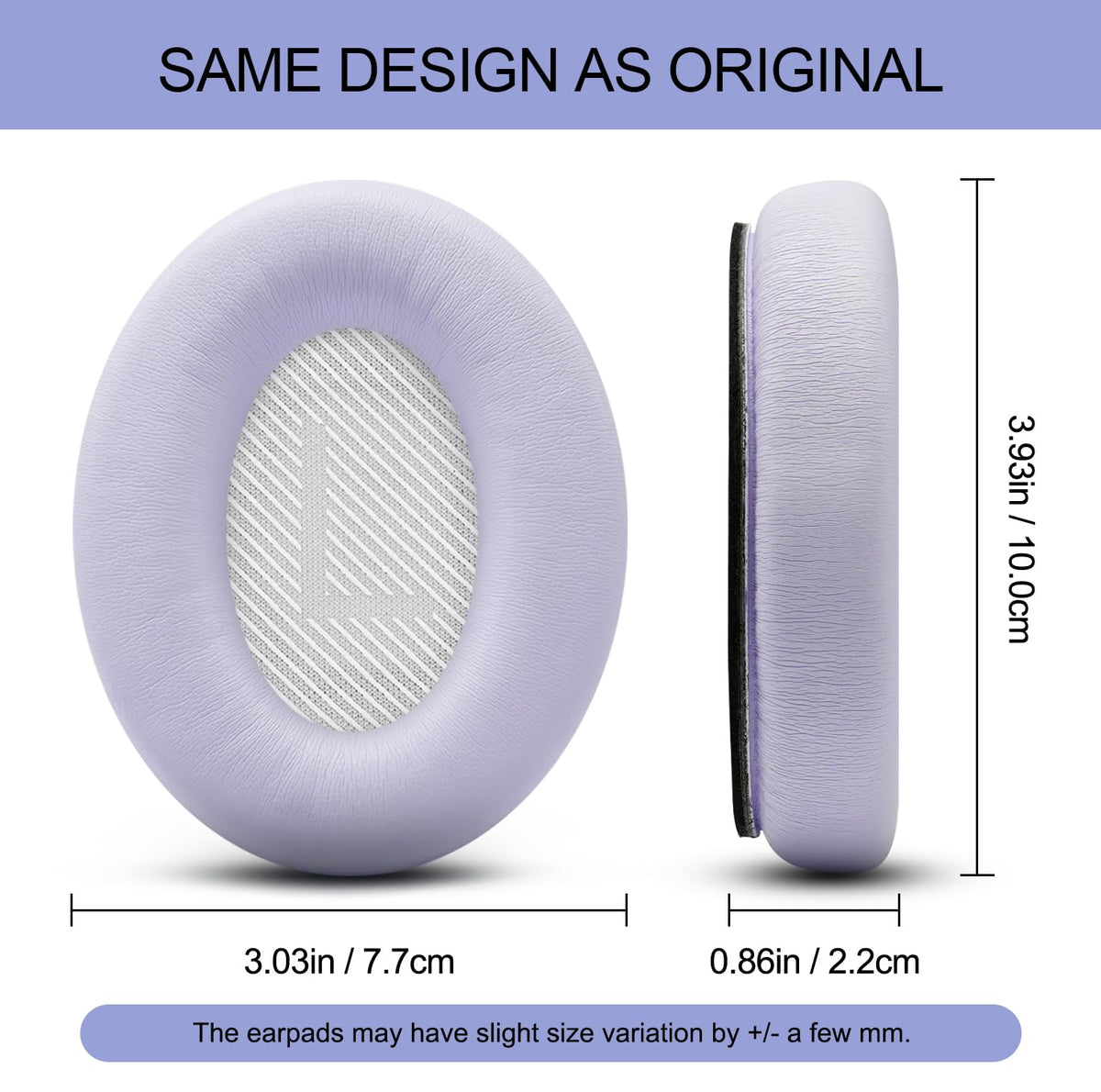 GEVO PU leather ear cushions for QC35 deliver durable comfort and premium feel.
