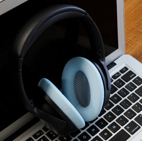 GEVO PU leather ear cushions for QuietComfort QC35 for comfortable wear