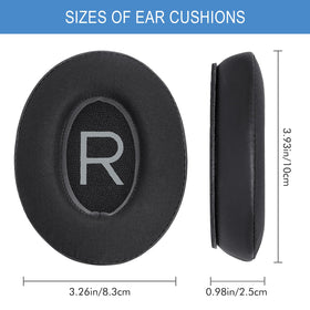 GEVO QC45 ear pad sealed design for better noise isolation and comfort