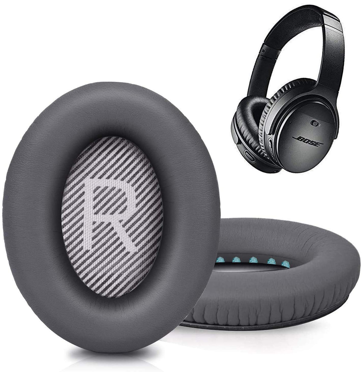 GEVO Bose SoundTrue ear pads with soft protein leather for all-day comfort.
