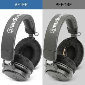 GEVO earpad beside coin showing size for accurate fit benefit
