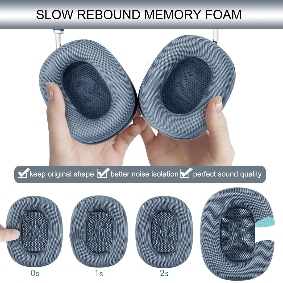 GEVO sealed rings reduce external noise for immersive listening.