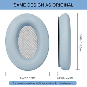 GEVO thick rim ear pads reducing sound leakage for QC35