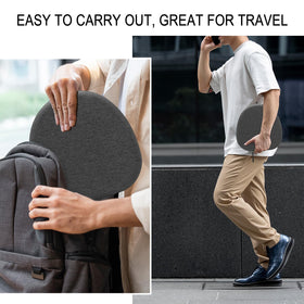 GEVO case with mesh pocket for organizing cables and small accessories.