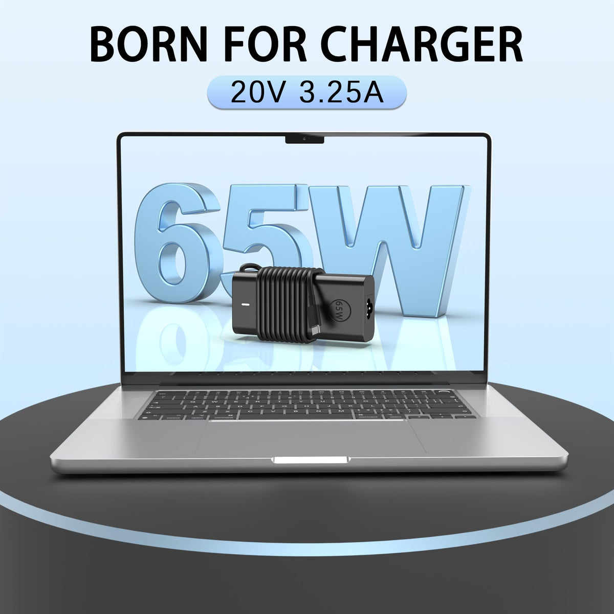 GEYUTOTE charger next to smartphone showing compact size and easy portability benefit