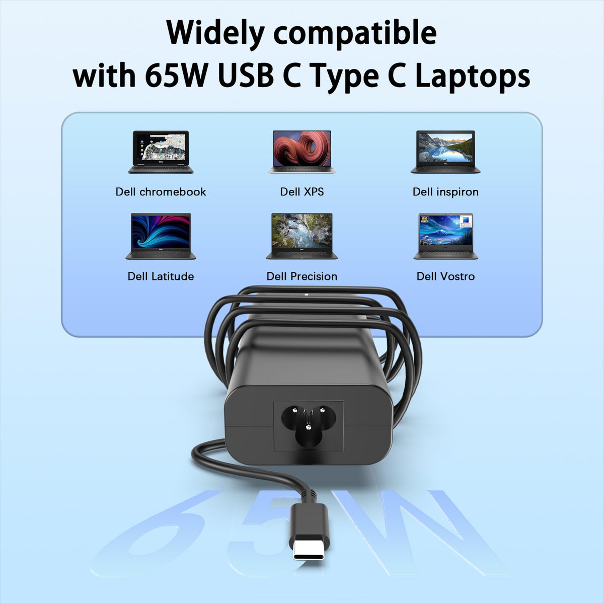 GEYUTOTE product label with specifications demonstrating wattage compatibility and clarity
