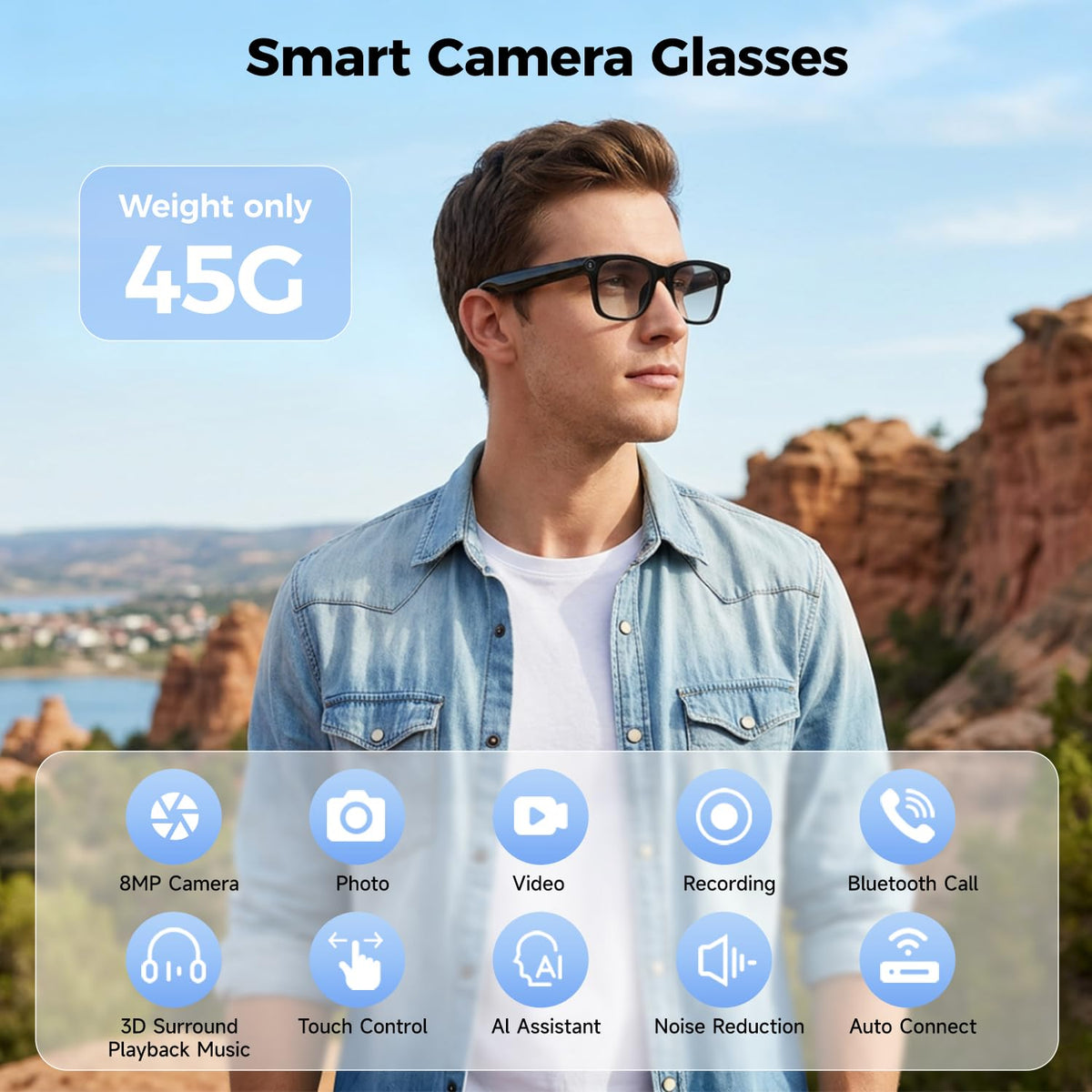 Gezxt close-up of 8MP camera module highlighting clear image recording