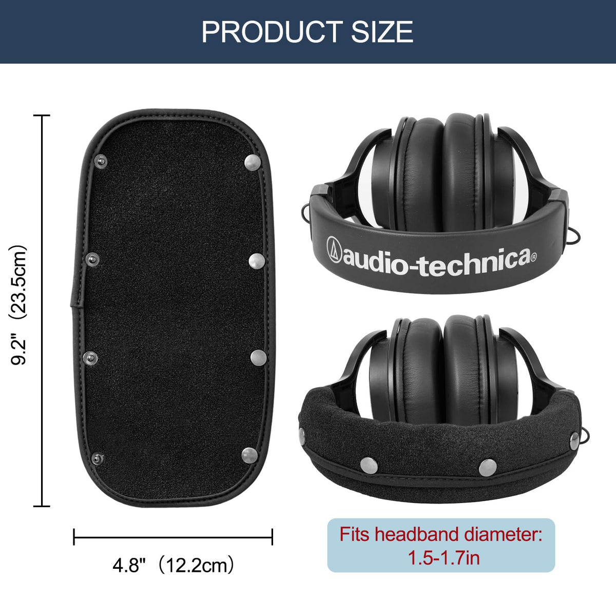 GEVO replacement headband cover prevents hair snag and lasts longer