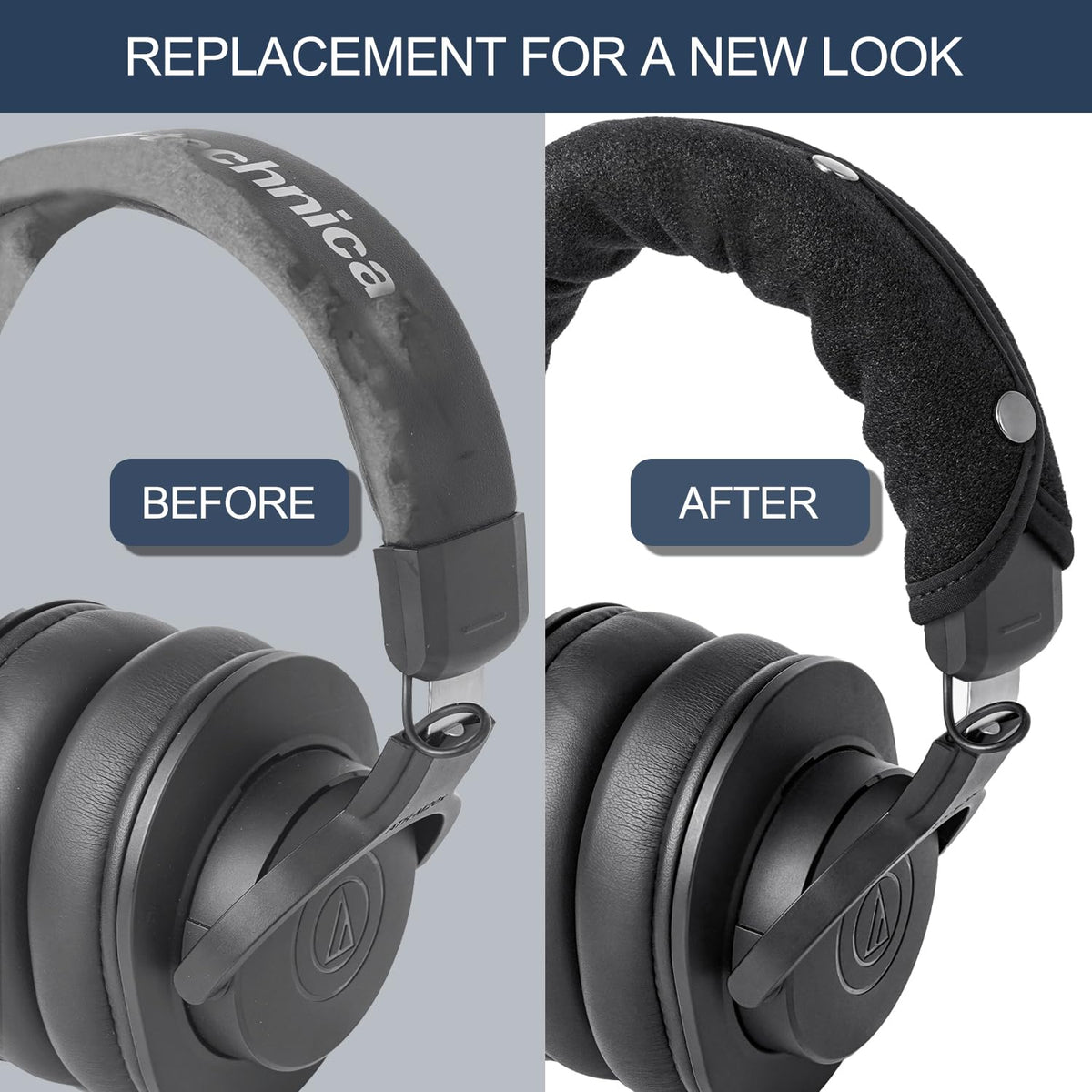 GEVO machine-washable headband cover for easy care