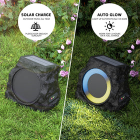 GGII LED light show rocks create vibrant ambiance for night pool parties.