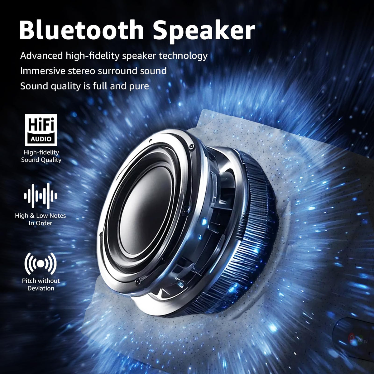 GGII rock speaker package contents include USB cable and manual