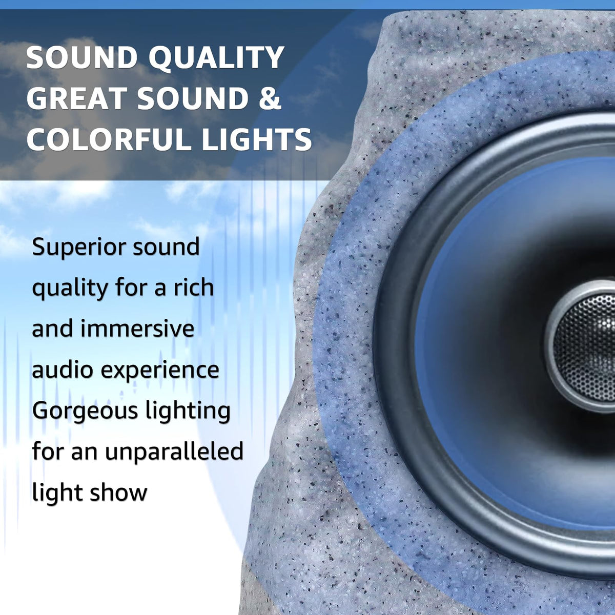 GGII TWS pairing delivers true stereo sound outdoors.