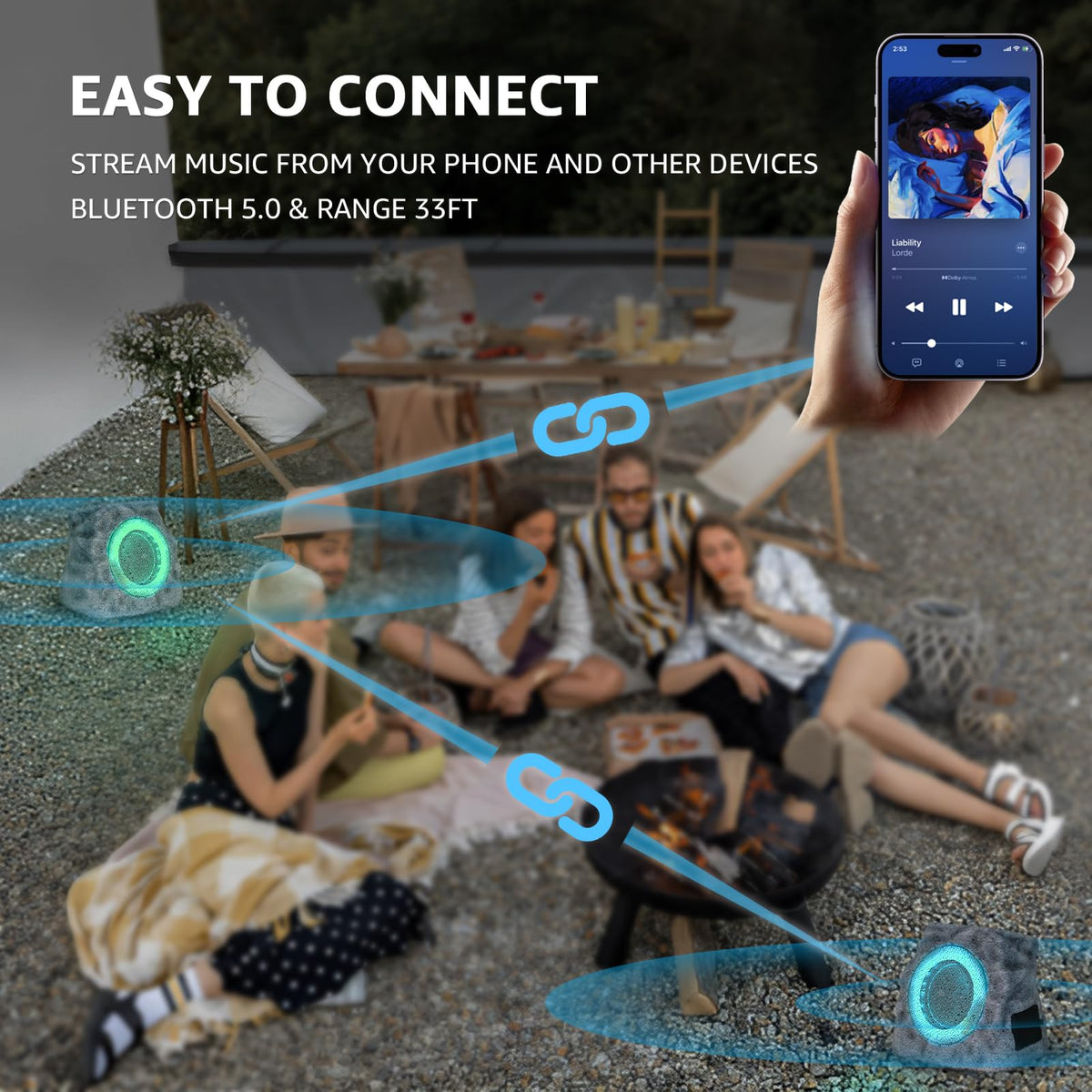 GGII USB charging offers flexible power for on-the-go setup.