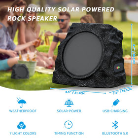 GGII water-resistant IP44 speakers withstand rain for poolside or garden setups.