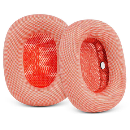 GGVOEARS AirPods Max pink ear cushions with breathable mesh and magnetic fit.