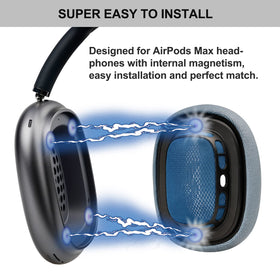 G GVOEARS AirPods Max ear pads attach magnetically for quick, tool-free replacement