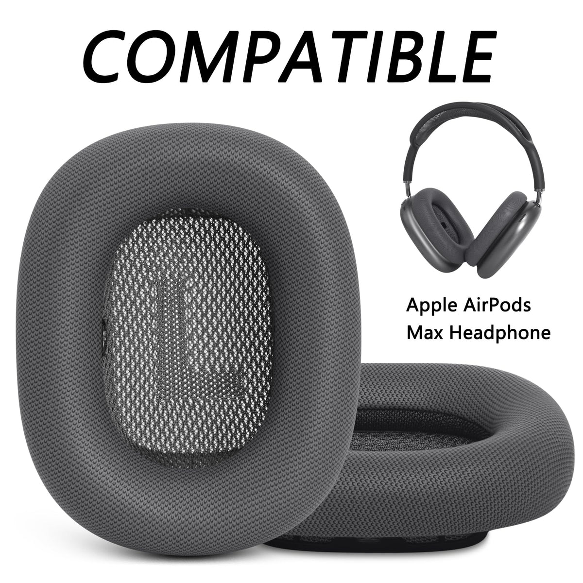 G GVOEARS memory foam cushions improve fit and reduce ear fatigue during extended use.