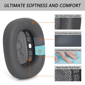 G GVOEARS AirPods Max noise isolation enhances focus during videos and commuting.
