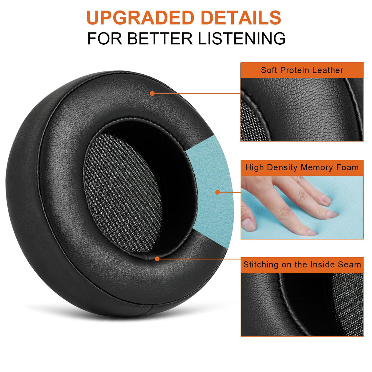 GGVOEARS earpads provide enhanced noise isolation for quieter gameplay