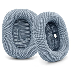 G GVOEARS ear cushions assembly close-up showing easy magnetized attachment for AirPods Max