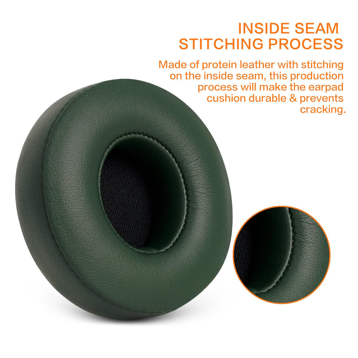 G GVOEARS memory foam core enhances seal and bass clarity.