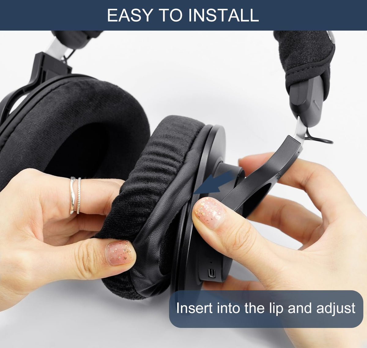 Heat-sealed stitching prevents splits and preserves sound isolation.