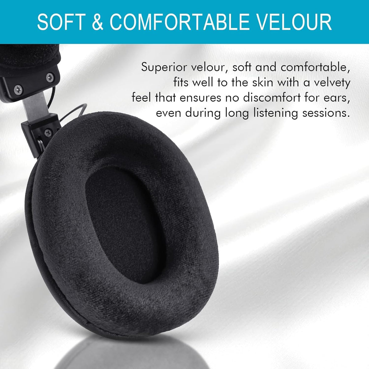 G GVOEARS compatible ear pads fit MDR-7506, V6, V7, and CD900ST models.